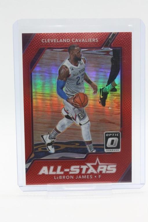 2017-18 Panini Donruss Optic, LeBron James #15, 28/99 (1 of 2)