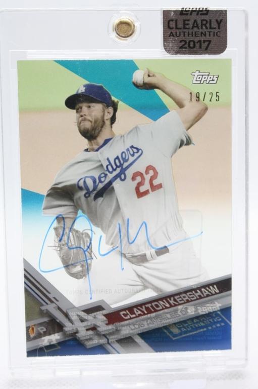 2017 Clearly Authentic, Clayton Kershaw #CAAU-CK, (1 of 2)