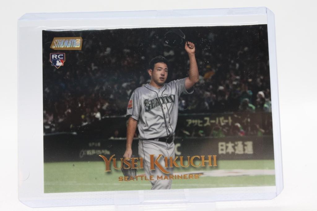 2019 Stadium Club, Yusei Kikuchi #274, 1/1, (R): 2019 Topps Stadium Club, Yusei Kikuchi, Card #274, Gold Rainbow Foil, 1/1 Rookie