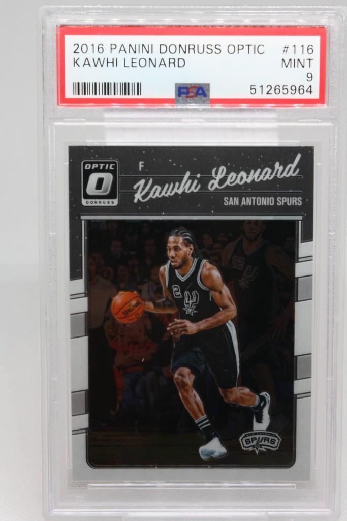 2016-17 Panini Donruss Optic, Kawhi Leonard #116, PSA 9 (1 of 2)