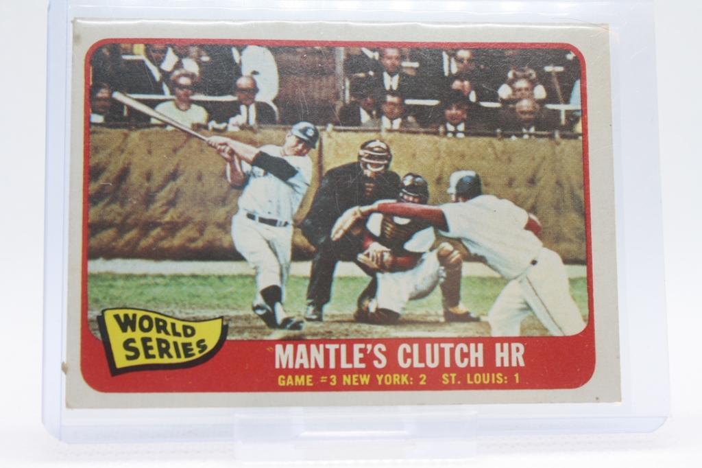 1965 Topps 1964 World Series, Mickey Mantle #134 (1 of 2)