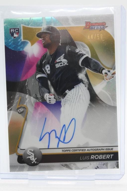 2020 Bowman's Best, Luis Robert #B20-LR, 44/50, (RA) (1 of 2)