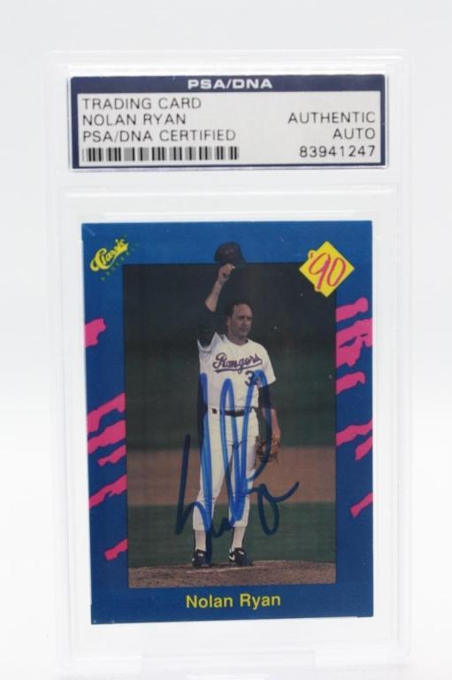 1990 Classic Blue, Nolan Ryan #1, (A), PSA/DNA (1 of 2)