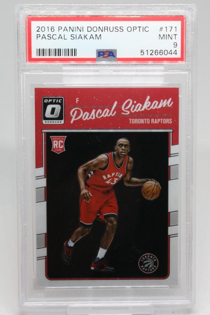 2016-17 Donruss Optic, Pascal Siakam #171, (R), PSA 9 (1 of 2)