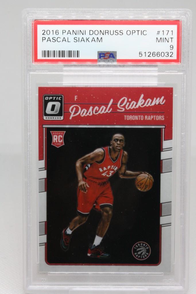 2016-17 Donruss Optic, Pascal Siakam #171, (R), PSA 9 (1 of 2)