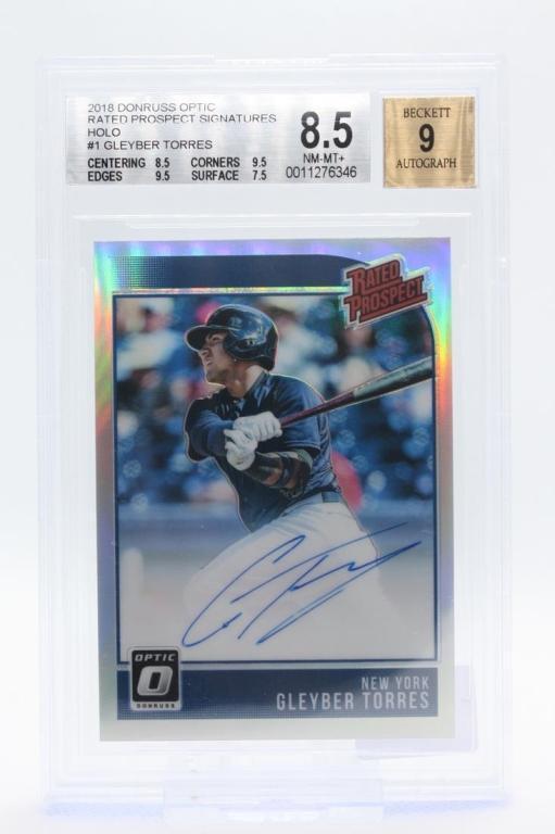 2018 Donruss Optic, Gleyber Torres #RPS-GT,(RA),Beckett (1 of 2)