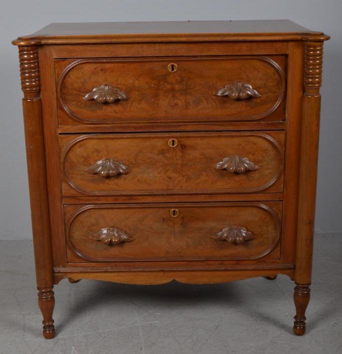 Eastlake Walnut Chest of Drawers (1 of 5)