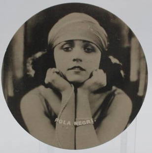1924 Godfrey Phillips Cigarettes Circular, Pola Negri: 1924 Godfrey Phillips Cigarettes Circular, Pola Negri