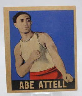 1948 Leaf Gum Boxing Greats, Abe Attell #25: 1948 Leaf Gum Boxing Greats, Abe Attell, Card #25