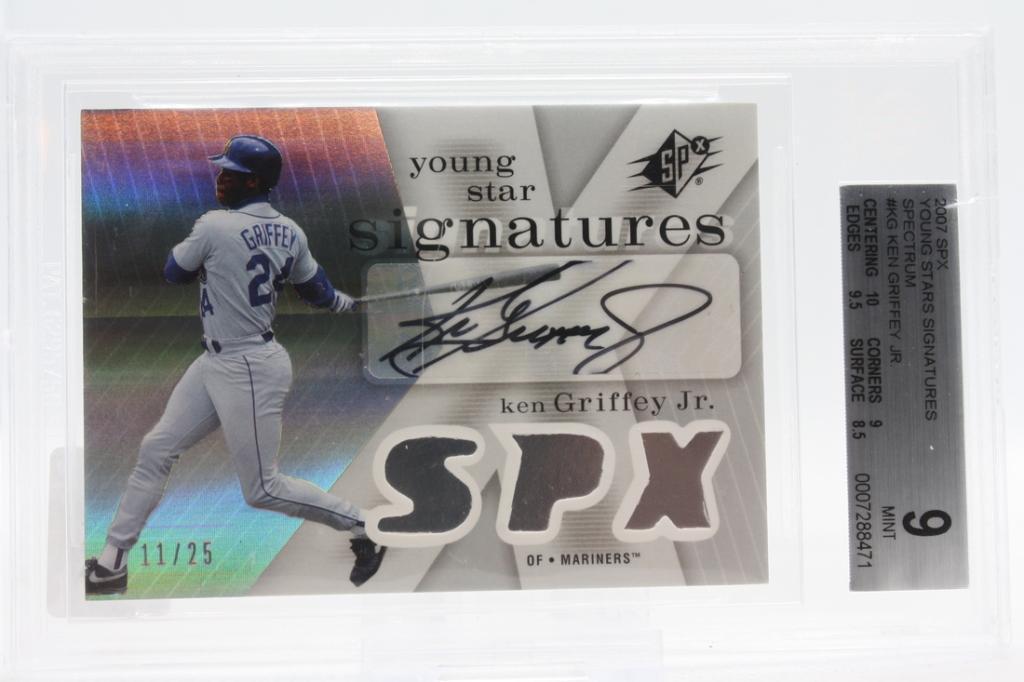 2007 SPX Young Stars, Ken Griffey Jr. #YS-KG, 11/25, (1 of 2)