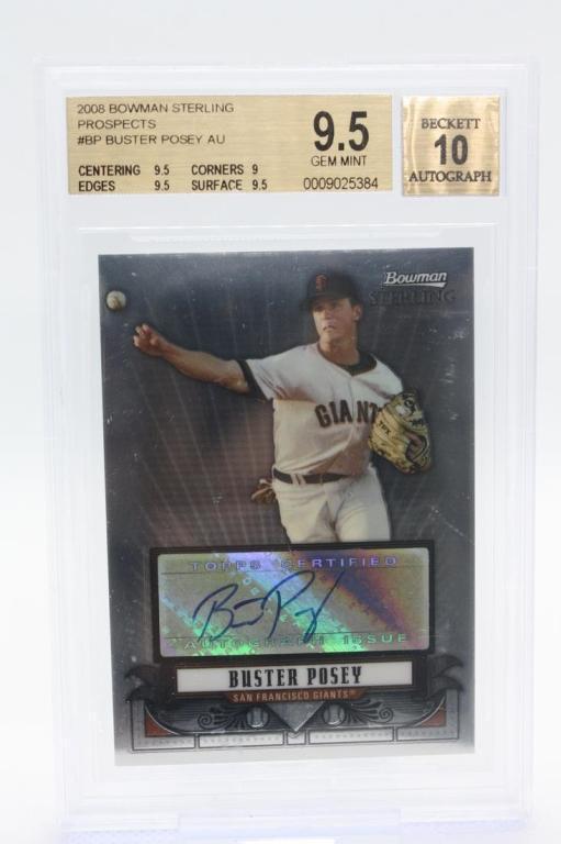 2008 Bowman Sterling Certified, Buster Posey #BSP-BP, (1 of 2)