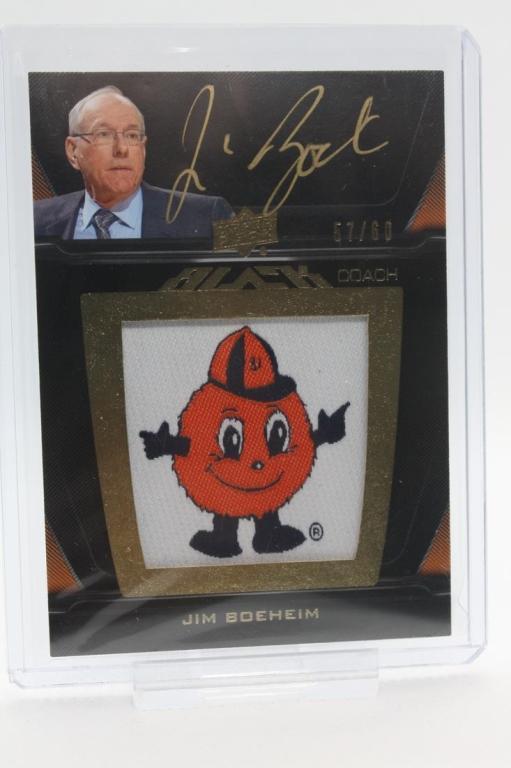 2011 Upper Deck Black, Jim Boeheim #V-JB, 57/60, (PA) (1 of 2)