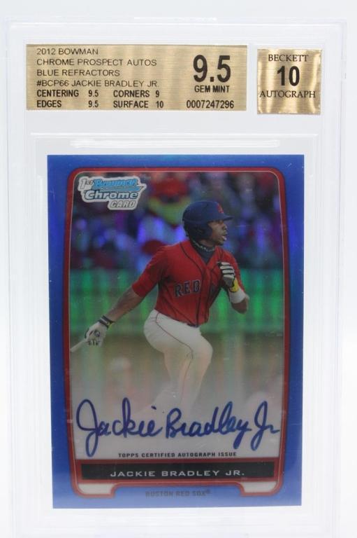 2012 Bowman Chrome Prospect, Jackie Bradley Jr #BCP66, (1 of 2)