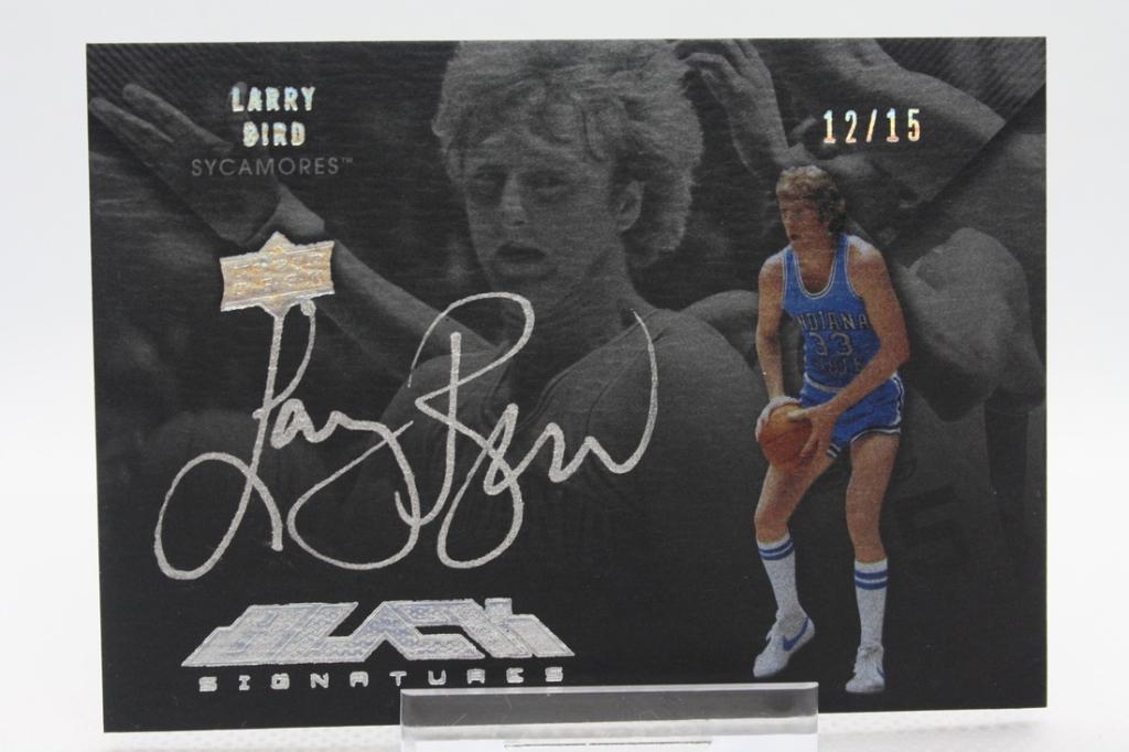 2013 Upper Deck Black, Larry Bird #B-LB, 12/15, (A) (1 of 2)