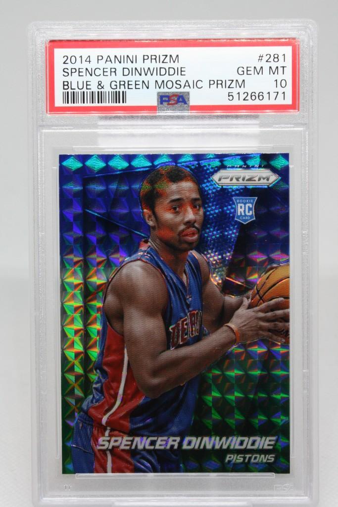 2014-15 Panini Prizm, Blue/Green Mosaic, Spencer (1 of 2)