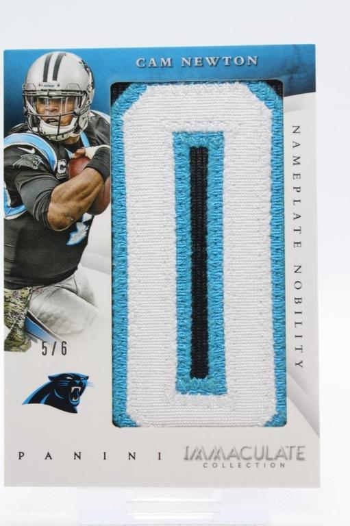 2015 Panini Immaculate, Cam Newton #NN-CN, 5/6, (P) (1 of 2)