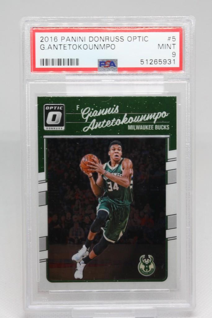 2016-17 Panini Donruss Optic, Giannis Antetokounmpo #5 (1 of 2)