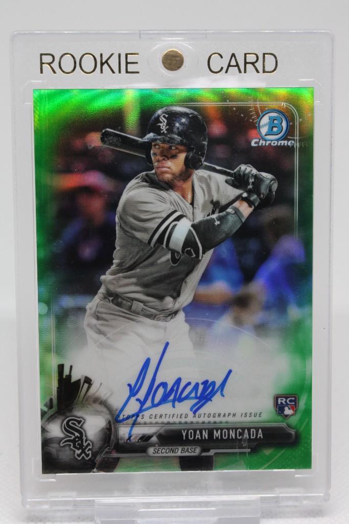 2017 Bowman Chrome, Yoan Moncada #BCAR-YM, 61/69, (RA) (1 of 2)