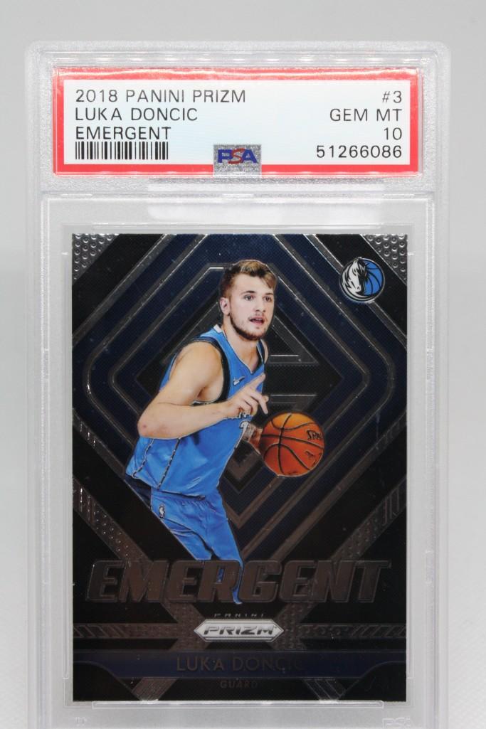 2018-19 Panini Prizm Emergent, Luka Doncic #3, (R) (1 of 2)