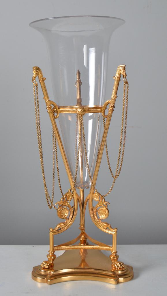 Vase in Brass Holder (1 of 6)