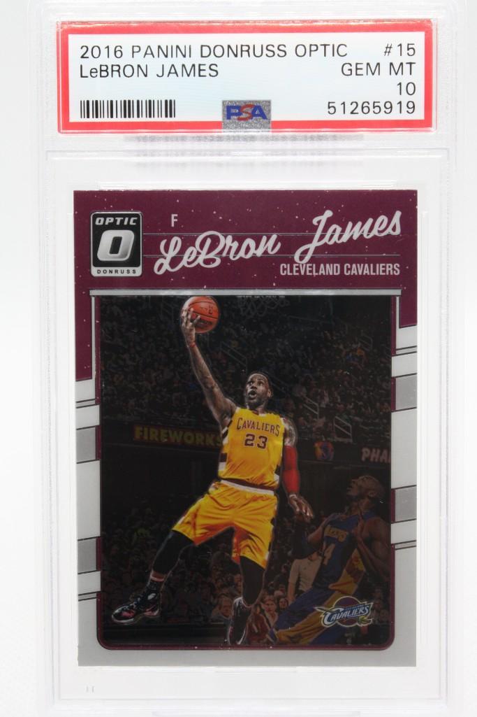 2016-17 Panini Donruss Optic, LeBron James #15 (1 of 2)