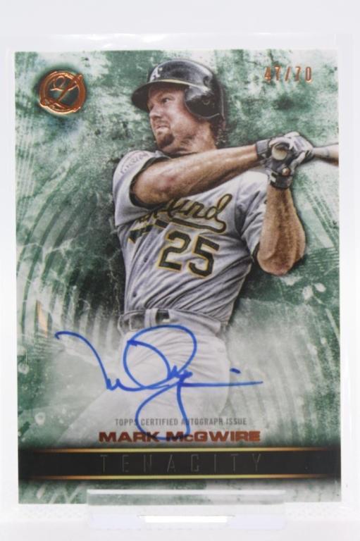 2016 Topps Tenacity, Mark McGwire #TA-MM, 47/70, (A) (1 of 2)