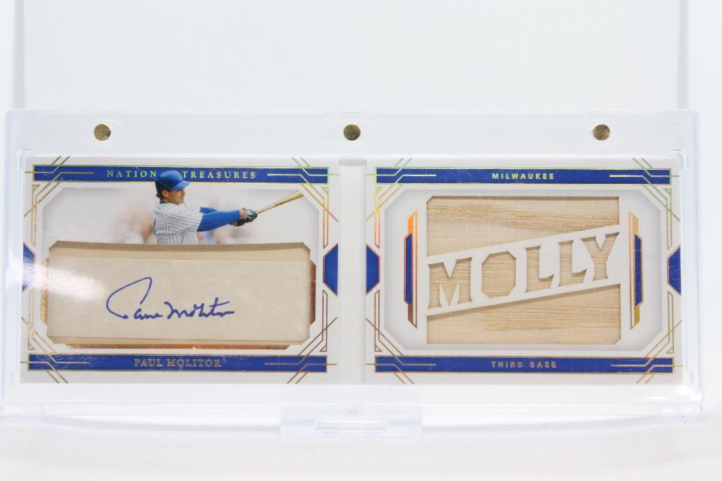 2020 Panini National Treasures, Paul Molitor #CSMB-PM, (1 of 2)
