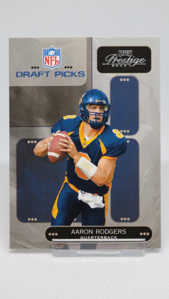2005 Donruss Playoff Draft Picks, Aaron Rodgers #DP-2, (R) (1 of 2)
