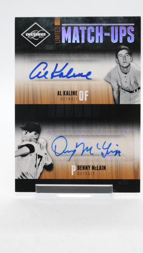 2012 Panini Limited, Al Kaline/Denny McLain #11, (A) (1 of 2)