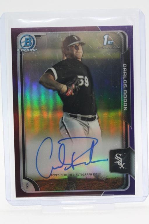 2015 Bowman Chrome, Carlos Rodom #BCAP-CR, 238/250, (RA) (1 of 2)