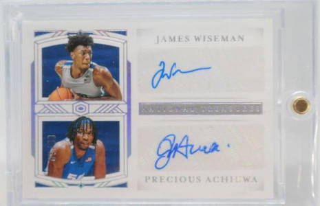 2020 Panini National Treasures, Wiseman/Achiuwa #DS-JW