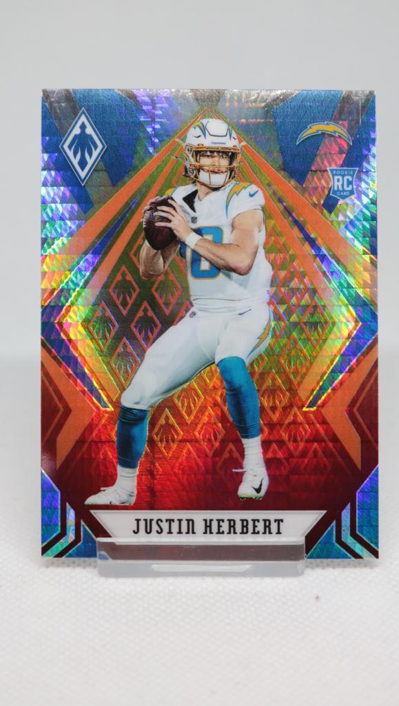 2020 Panini Phoenix - Fire Burst, Justin Herbert #103, (R) (1 of 2)