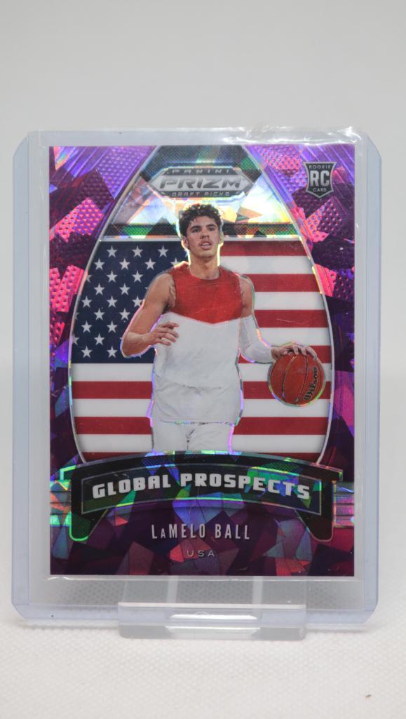 2020 Panini Prizm - Draft Picks - Purple Ice, LaMelo Ball #98 (1 of 2)