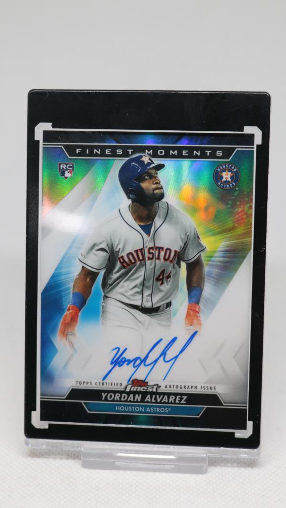 2020 Topps Finest Moments, Yordan Alvarez #HOMA0YA, (RA) (1 of 2)