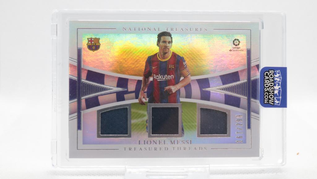 2020-21 Panini National Treasures, Lionel Messi #TT-LM (1 of 2)