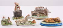 Five Basil Matthews Porcelain Animal Figures