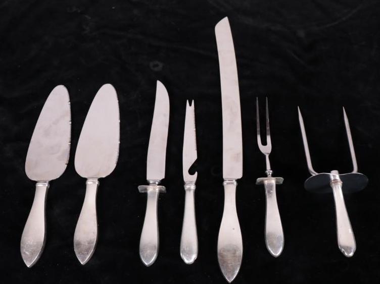 7 Piece Web Sterling Carving Set (1 of 4)