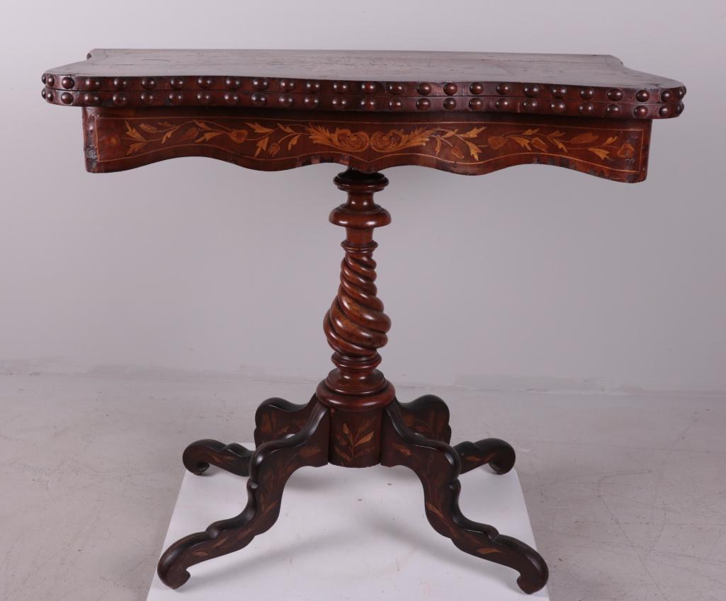 Dutch Marquetry Games Table (1 of 15)