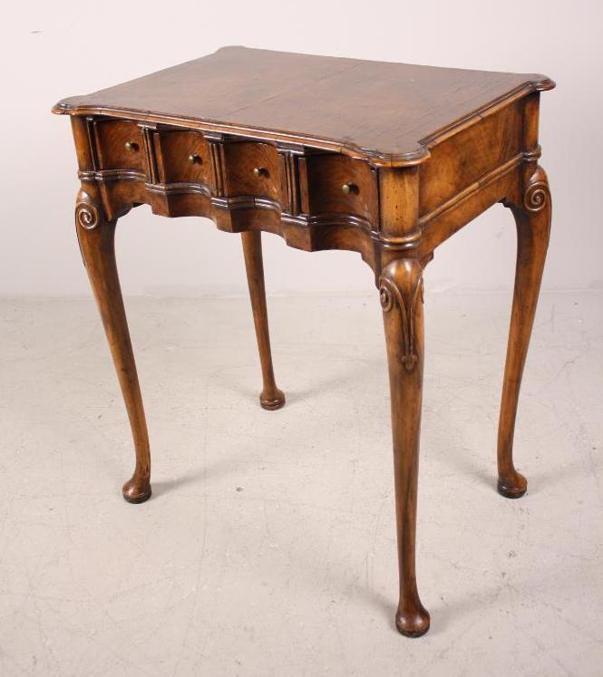 Queen Anne Walnut Side Table (1 of 12)