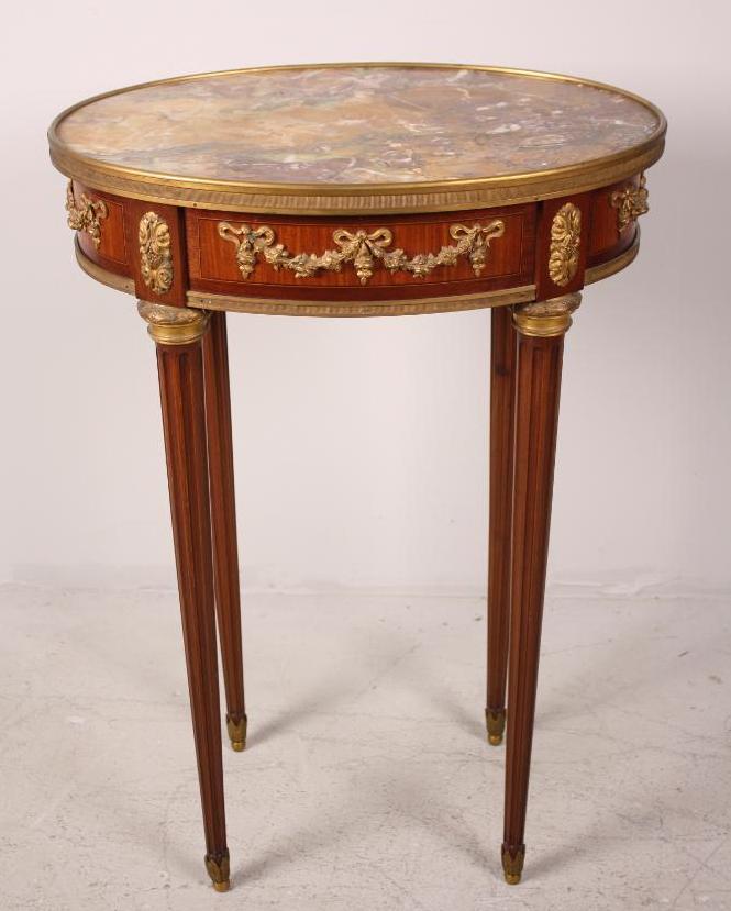 Louis XVI Oval Side Table (1 of 8)