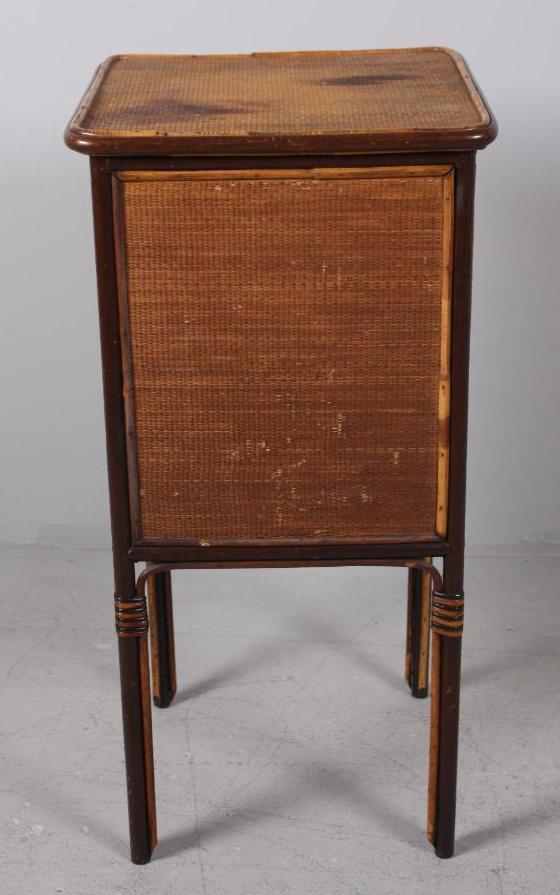 Bamboo and Wicker Sewing Table (1 of 7)