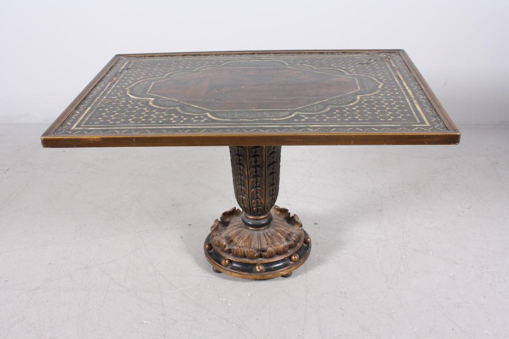 Chinese Black Lacquer Side Table (1 of 13)