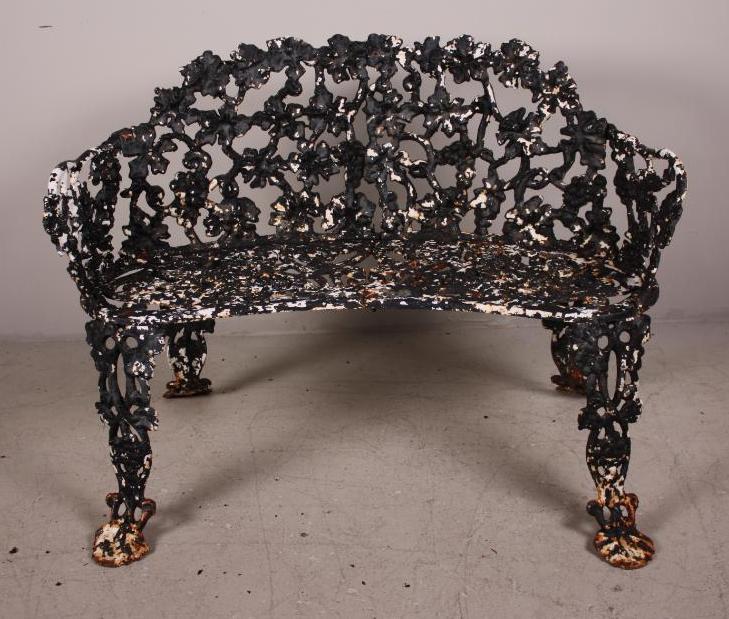 Cast Iron Garden Settee (1 of 7)