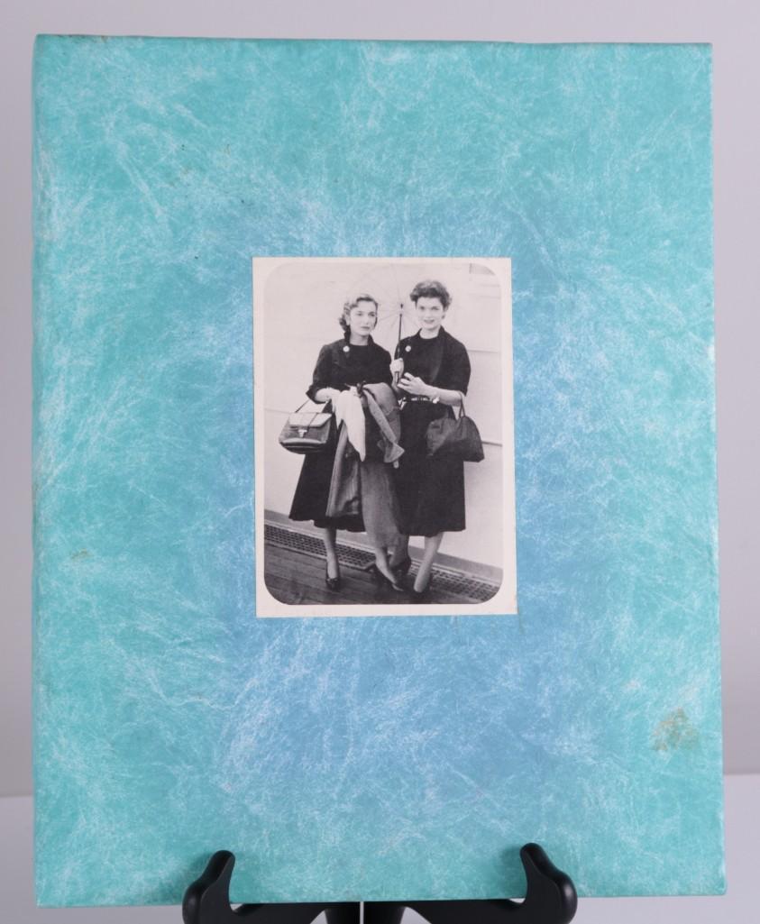 One Special Summer, Jacqueline & Lee Bouvier: A 1st Edition, autobiographical diary of Jacqueline Bouvier Kennedy and Lee Bouvier Radziwill of their summer adventures unchaperoned in 1951. This is signed individually by both sisters on the front 
