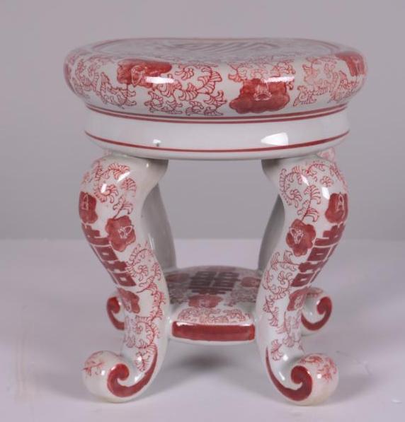 Small Chinese Ceramic Plant Stand (1 of 5)