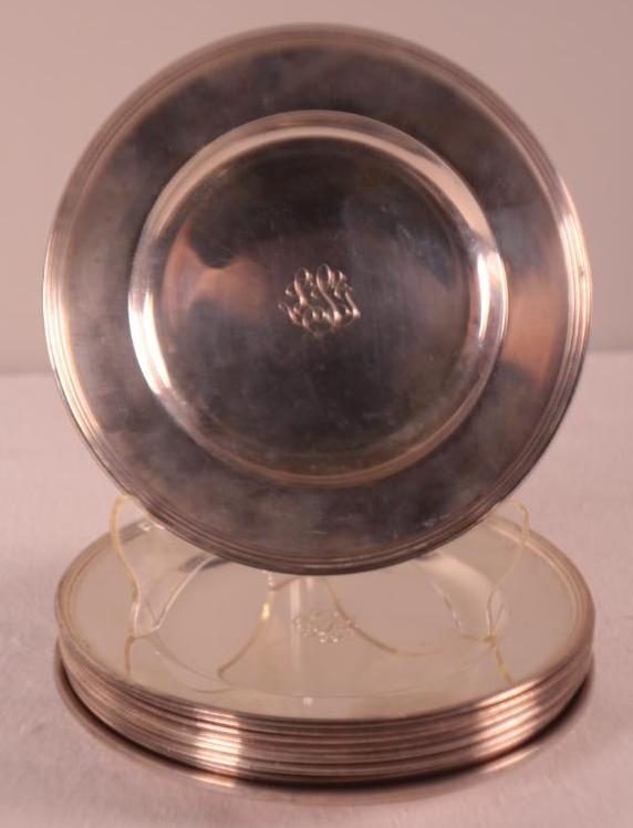 13 Sterling Silver Bread Plates (1 of 7)