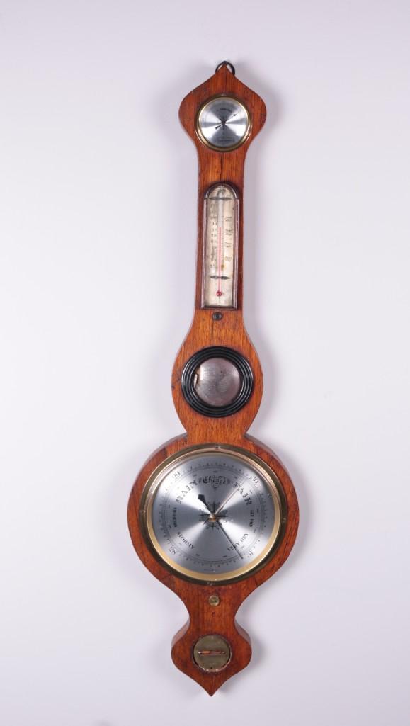 English Mahogany Wheel Barometer (1 of 10)