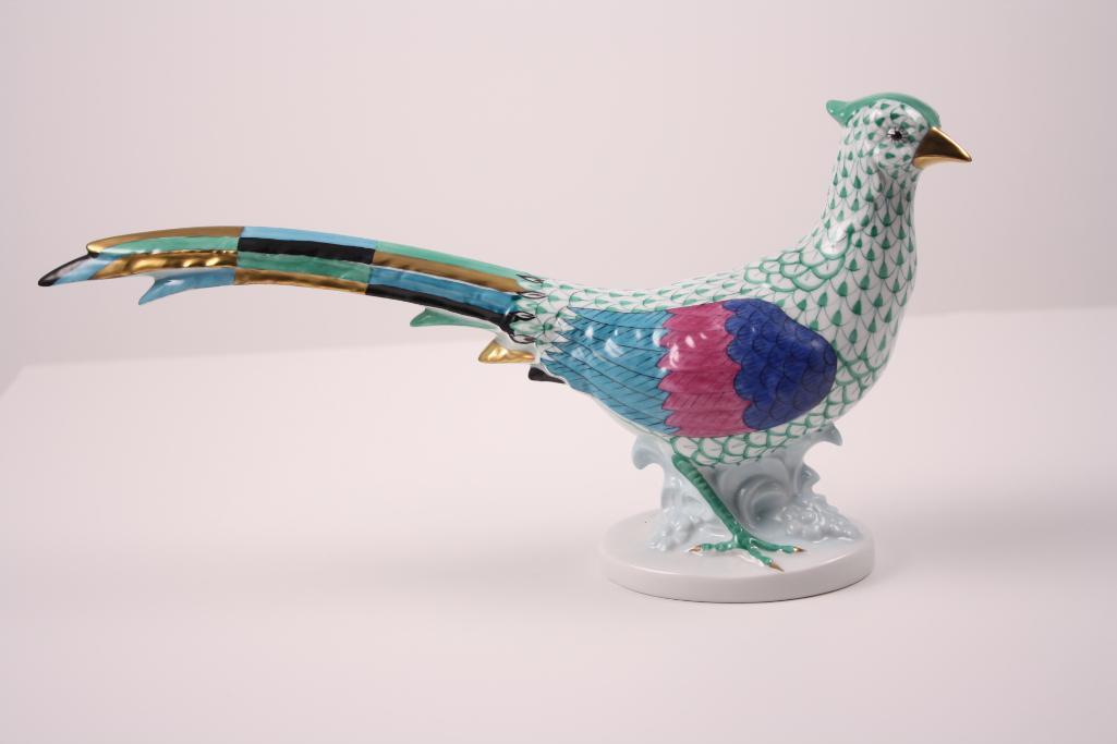 Herend Figurine - Goldpheasant Looking Left (1 of 6)
