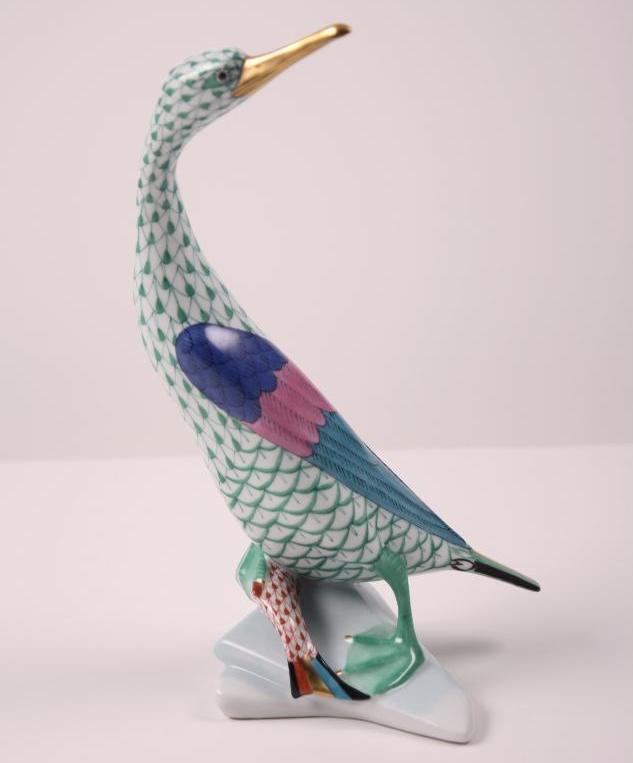 Herend Figurine - Kingfisher (1 of 6)