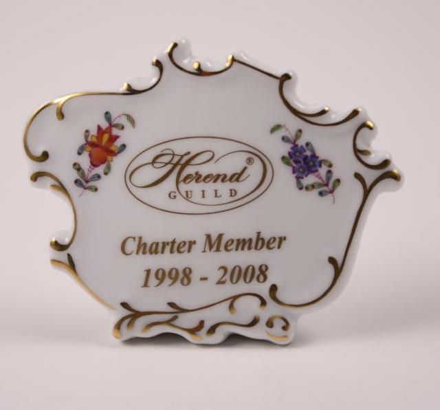 Herend Porcelain - Herend Guild Advertising Sign (1 of 3)